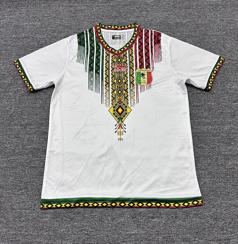 Mali voetbalshirt voor heren dames en jeugd in wit_voghion.com