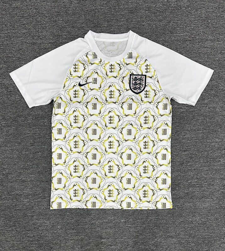 Engels voetbalshirt thuis wit herdenkingseditie voor fans_voghion.com