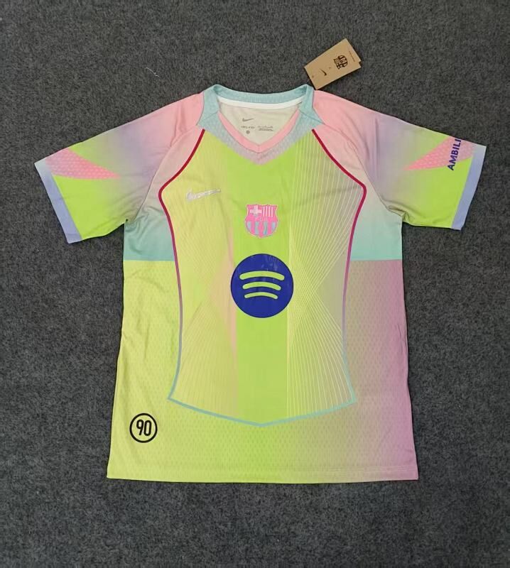 Barcelona voetbalshirt voor heren dames en jeugd groen_voghion.com