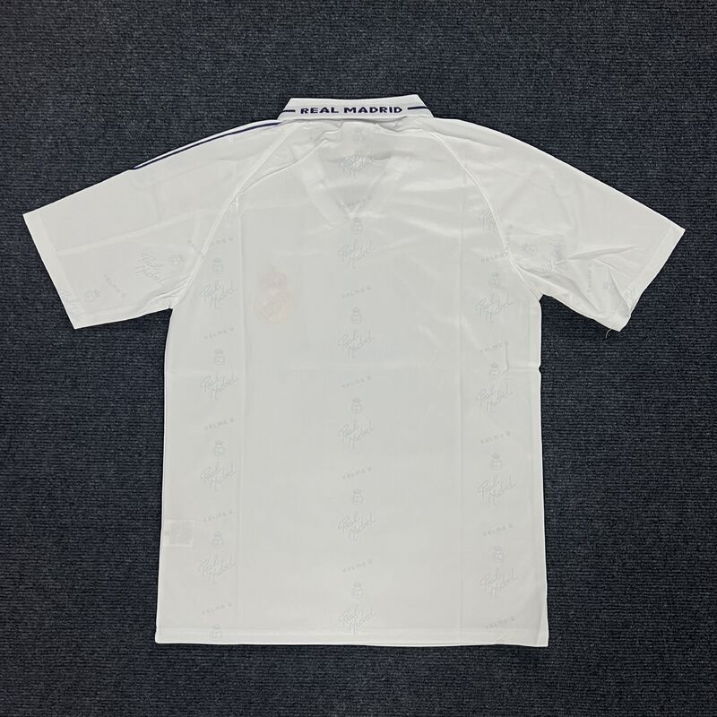 94-96 Real Madrid Home Jersey S-2Xl| Youth Adult Casual Football Jersey Top_desvips.com