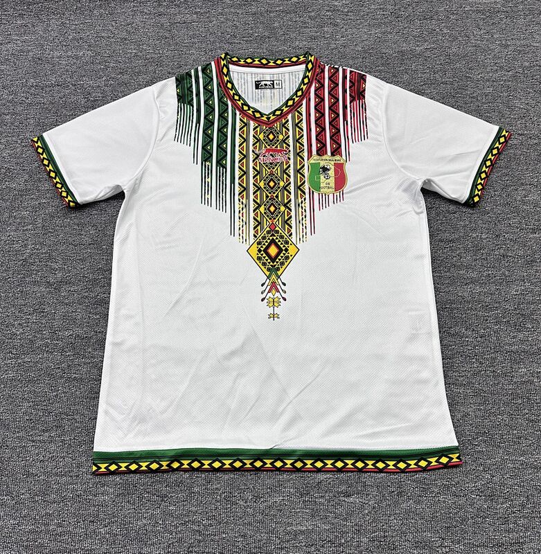 2627 Mali White| Fan A| Adult Youth Daily Wear Soccer Tee Football Fan Jersey Shirts_voghion.com