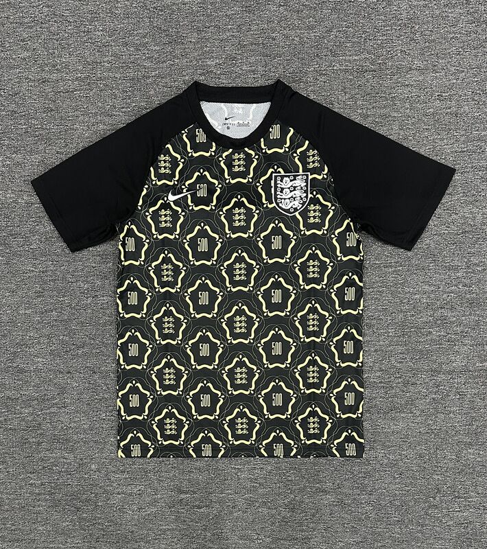 England Black Commemorative Edition 2627 | Fan A | Neuestes jährliches Team-Sport-Fußballtrikot für Erwachsene, Herren, Damen und Jugendliche_voghion.com