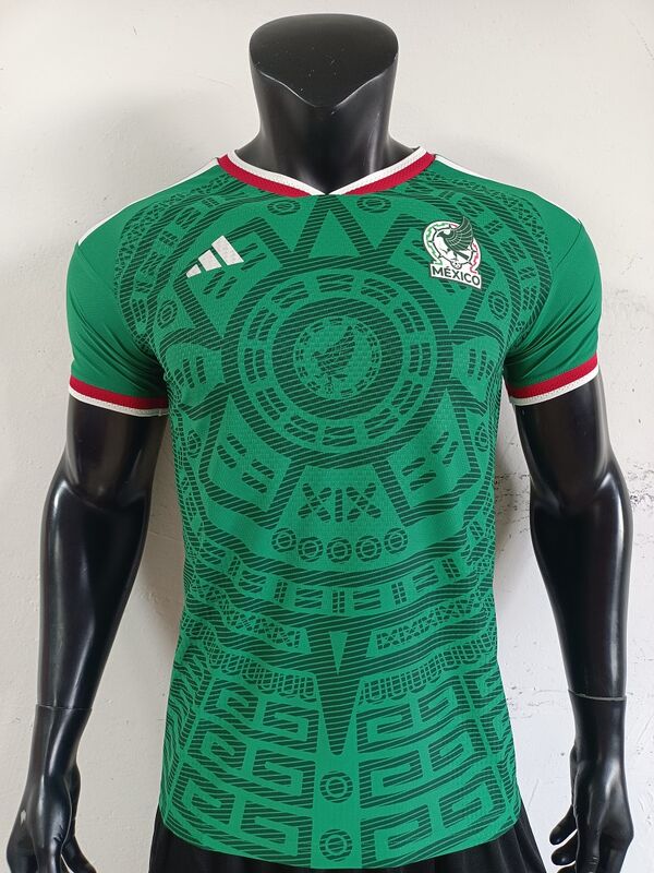 2026 Mexico Home Game Adult Player Version Soccer Jersey Football T Shirt Tops Jersey Sweatshirt 26 World Cup Jerseys National Team Club Jersey_voghion.com