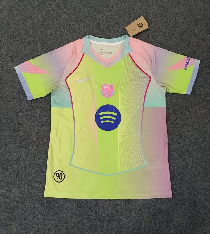 25-26 Groen Barcelona S-2XL Heren Dames Jeugd Voetbalshirt van hoge kwaliteit_voghion.com