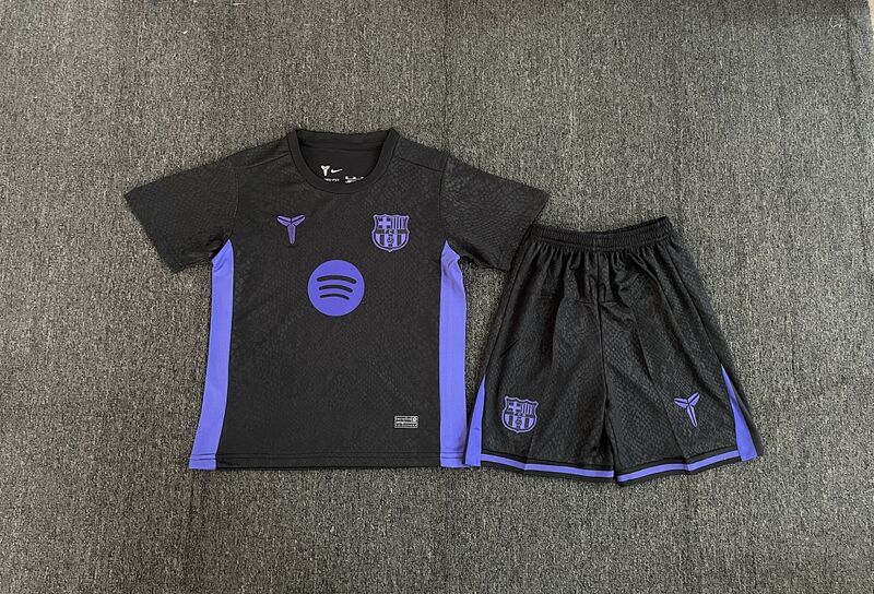 Barca Mamba Training Uniform Childrens Clothing Sets Football Kit Set Jersey Kids Soccer Jersey Football Set Children Football Kit Kids Sportswear Set_voghion.com