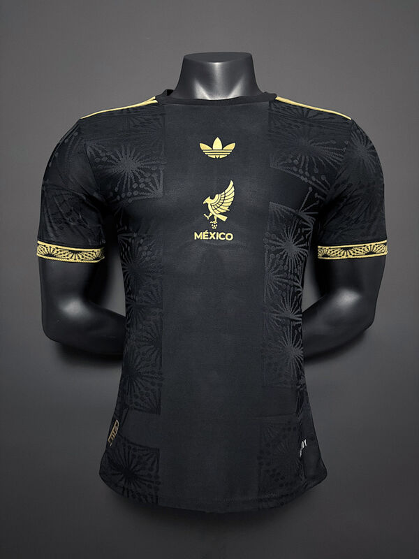 25 Black Mexico Gold Cup Jersey Adult Football T-Shirt_voghion.com
